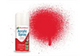 Humbrol AD6019 Bright Red Gloss Acrylic Spray Paint 150ml aerosol can.