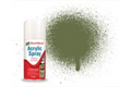 Humbrol AD6080 Grass Green Matt Acrylic Spray Paint 150ml aerosol can.