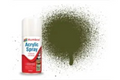 Humbrol AD6155 Olive Drab Matt Acrylic Spray Paint 150ml aerosol can.