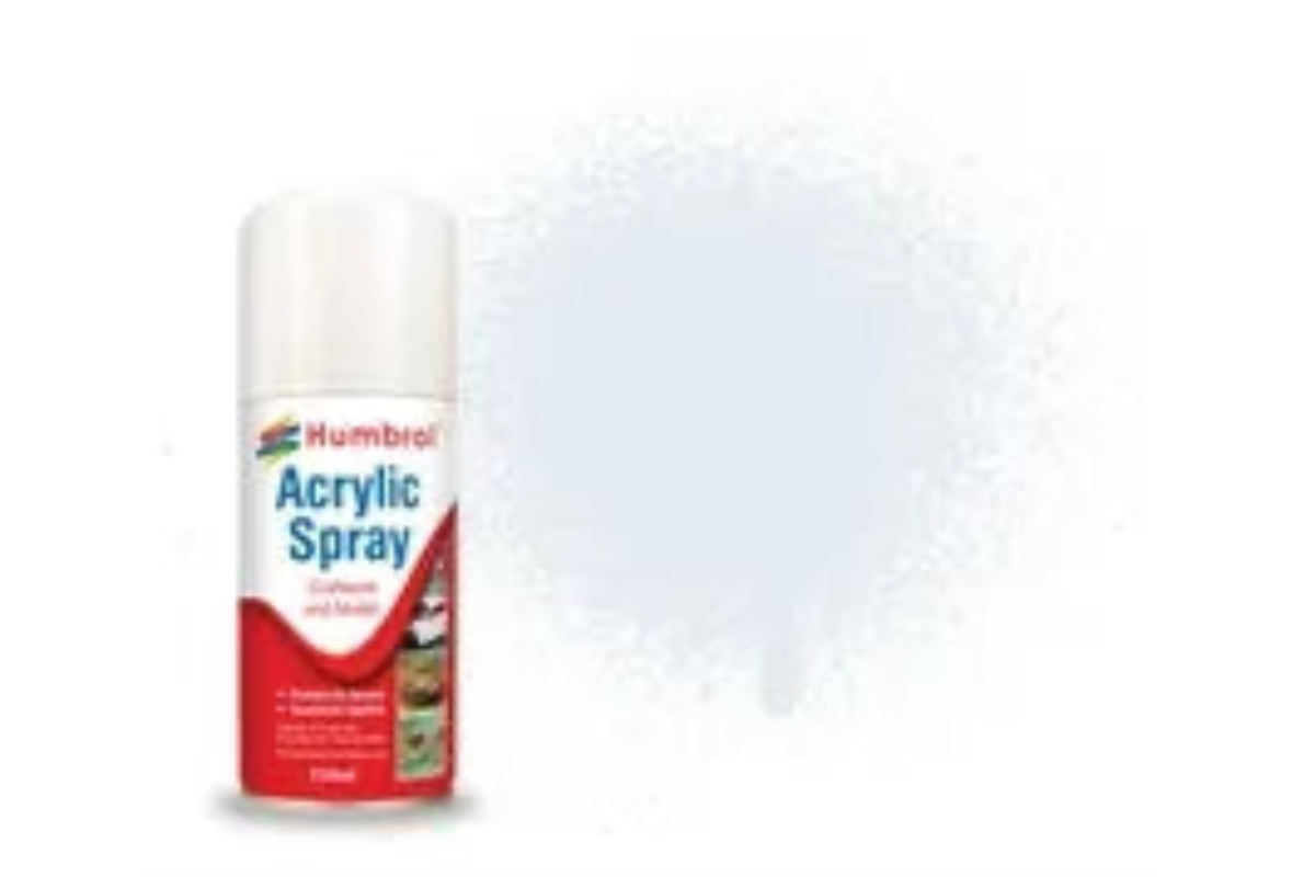 Humbrol AD6191 Shade 191 Chrome Silver Metallic Acrylic Spray Paint 150ml