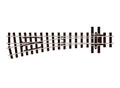 PECO SLE496 Streamline OO-9 Turnout C80 Mainline Med Rad LH ELE