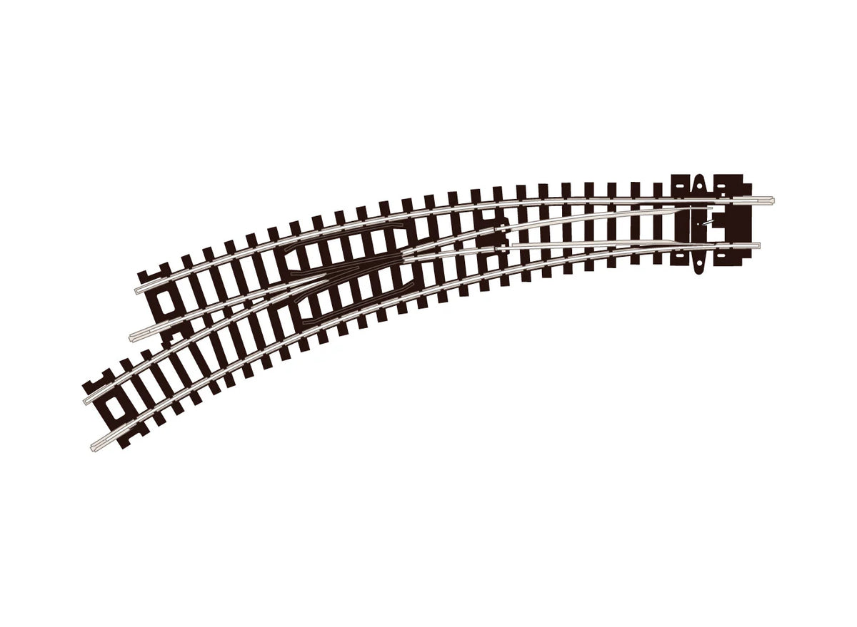PECO ST45 Setrack N Turnout C80 Curved LH INS