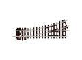 PECO ST6 Setrack N Turnout C80 No.1 Radius LH INS