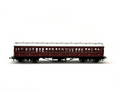 Hornby R4657A 57' non-corridor third class 11718 in LMS crimson