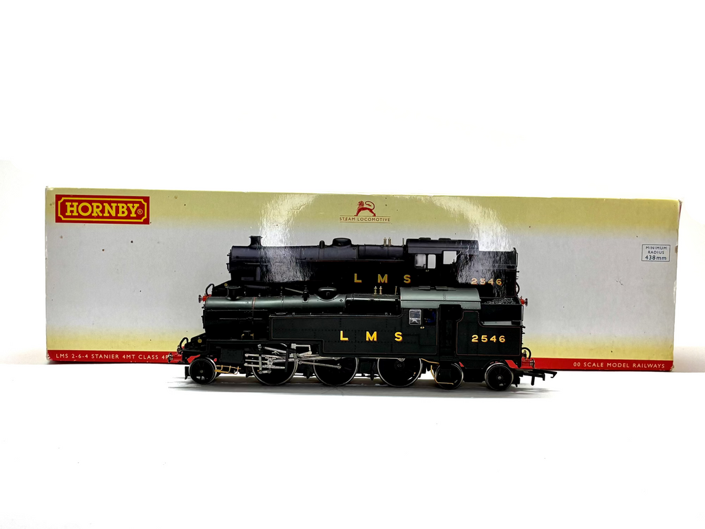 Hornby R2635 Stanier Class 4P 2-6-4T 2546 in LMS Black