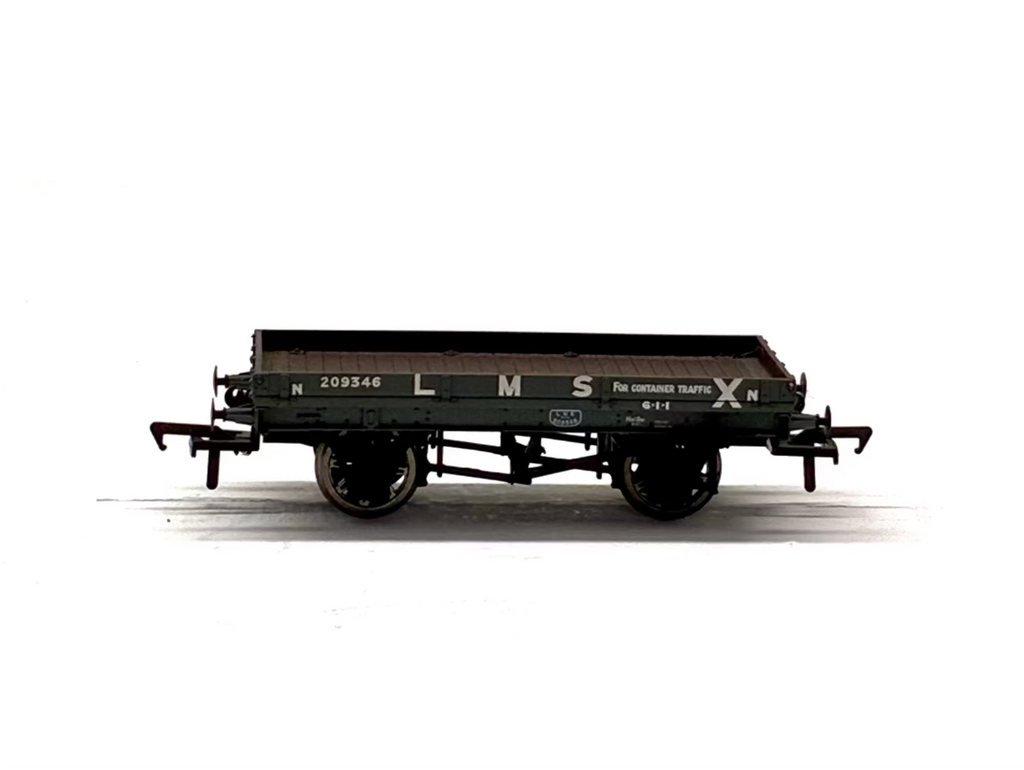 Bachmann Branchline 37-475 1-plank open wagon in LMS grey