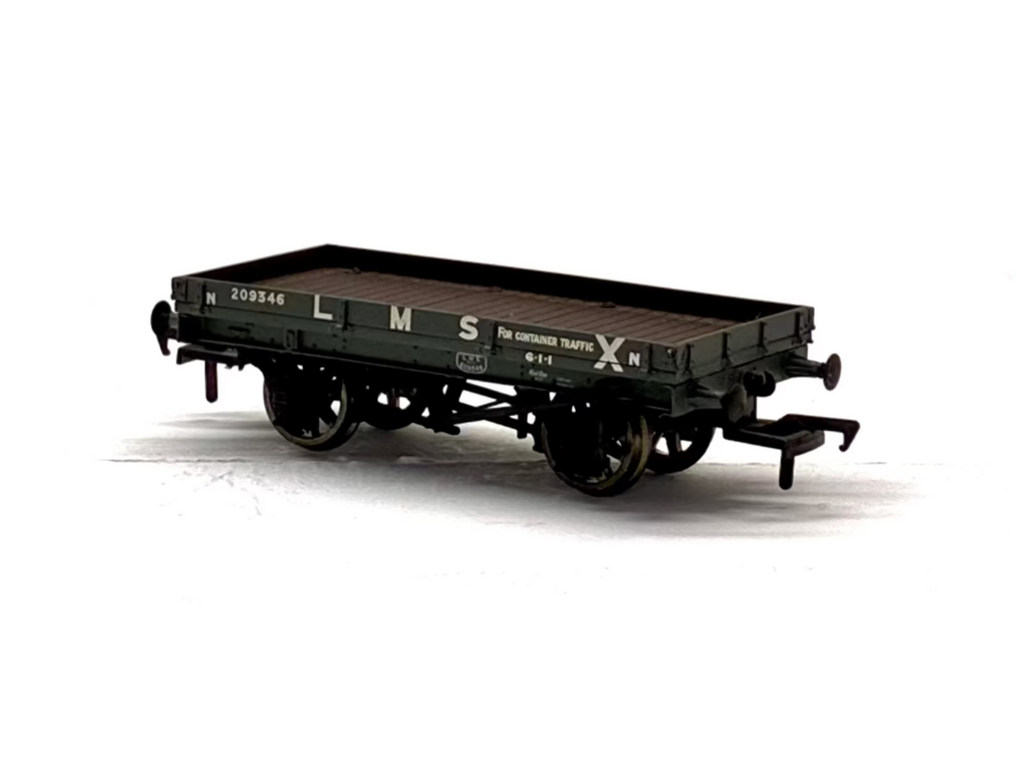 Bachmann Branchline 37-475 1-plank open wagon in LMS grey