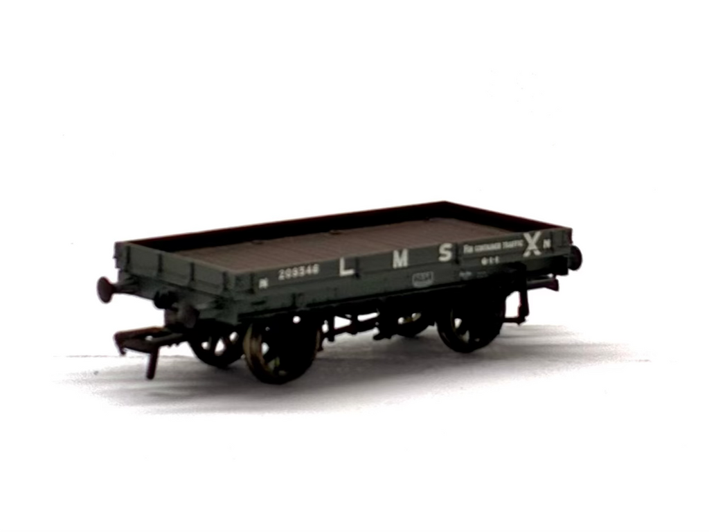 Bachmann Branchline 37-475 1-plank open wagon in LMS grey