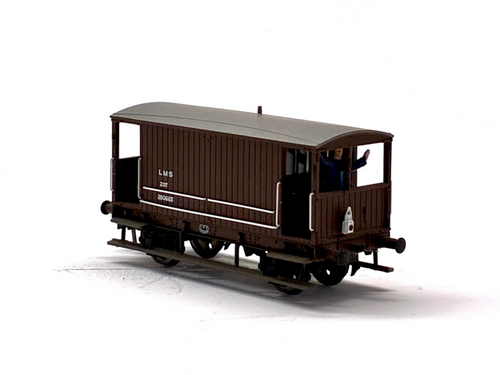 Bachmann Branchline 38-553 Midland 20T Brake Van LMS Bauxite