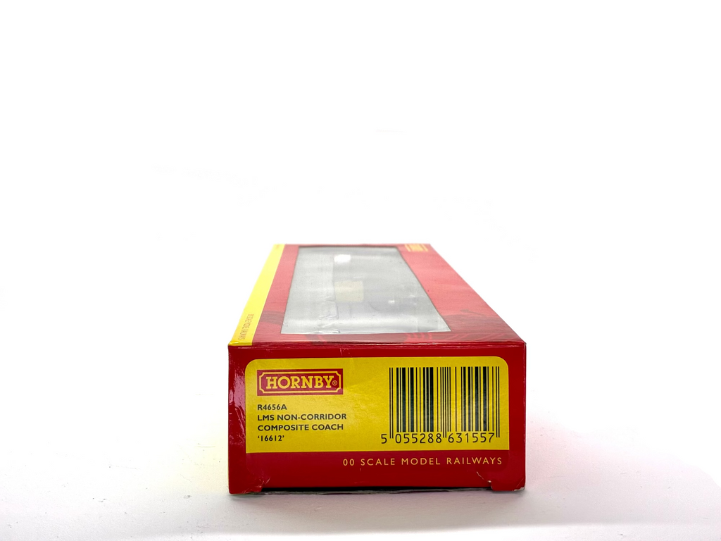 Hornby R4656A 57' non-corridor composite 16612 in LMS crimson