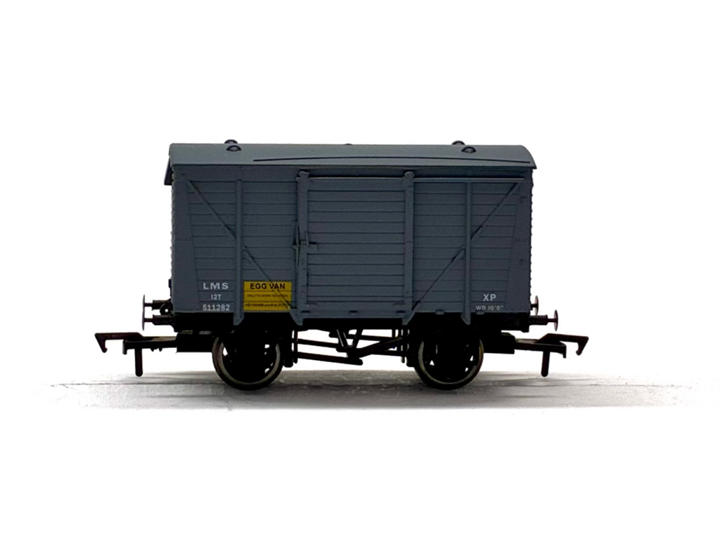 Dapol 4F-011-011 12-ton ventilated egg van in LMS grey 511282