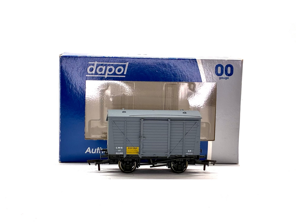 Dapol 4F-011-011 12-ton ventilated egg van in LMS grey 511282