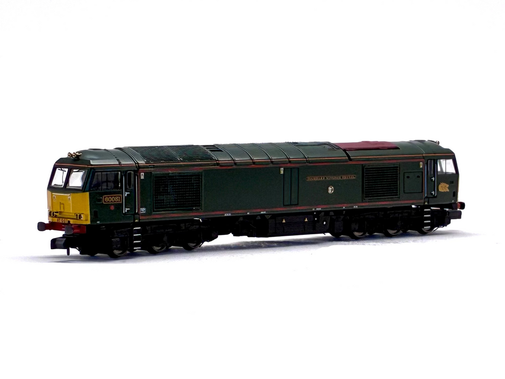 Graham Farish 371-350Z Class 60 60081 'Isambard Kingdom Brunel' in (EWS) GWR Green Livery