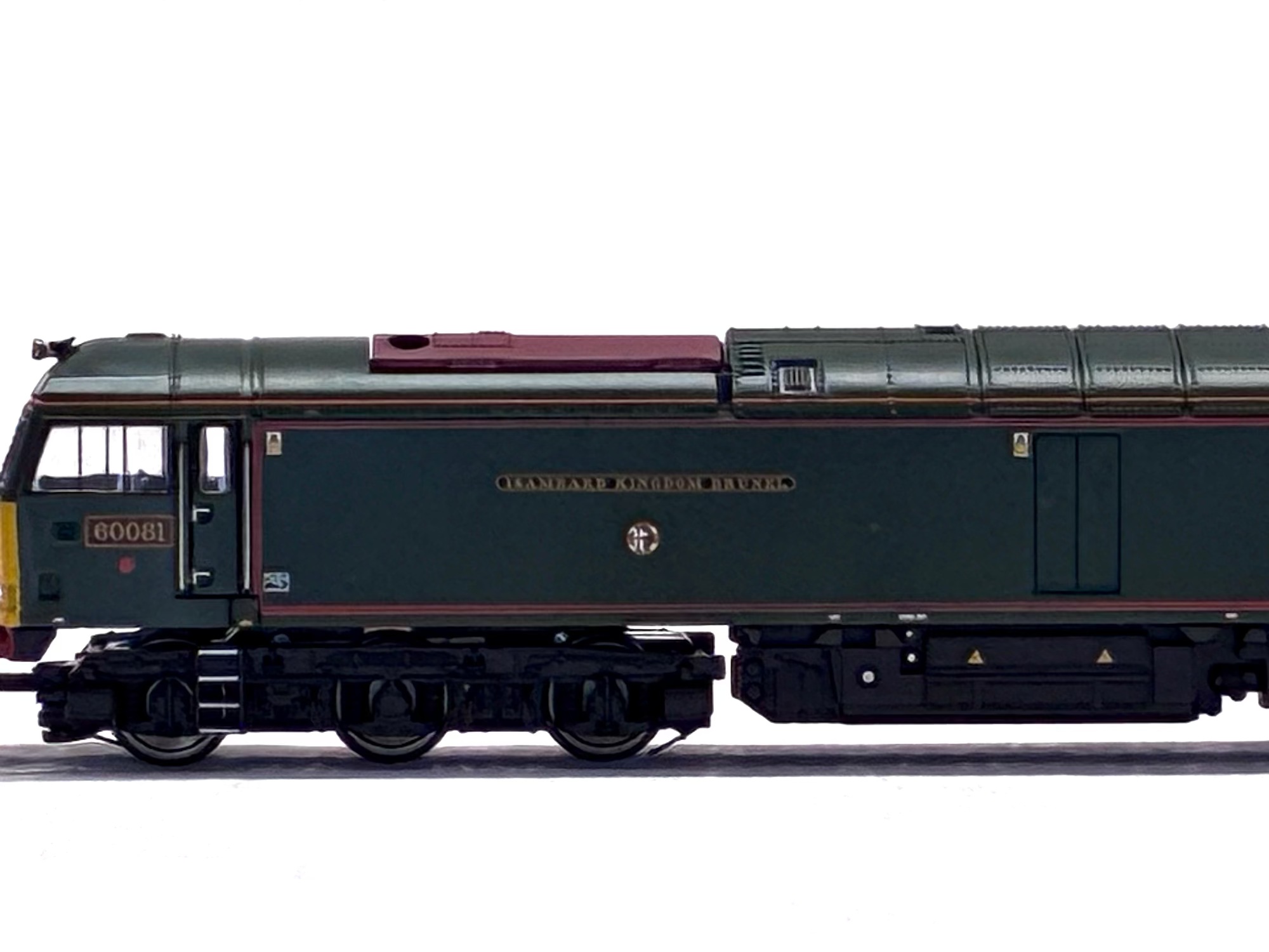 Graham Farish 371-350Z Class 60 60081 'Isambard Kingdom Brunel' in (EWS) GWR Green Livery