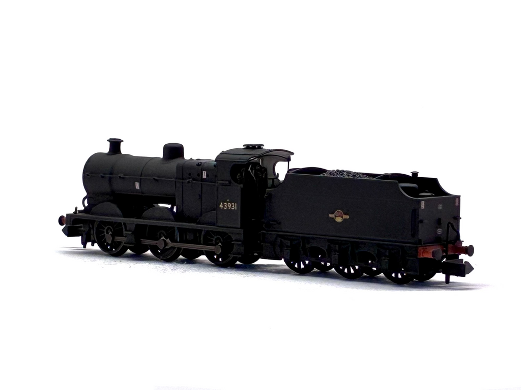 Graham Farish 372-065 Class 4F 0-6-0 43931 in BR black with late crest weathered