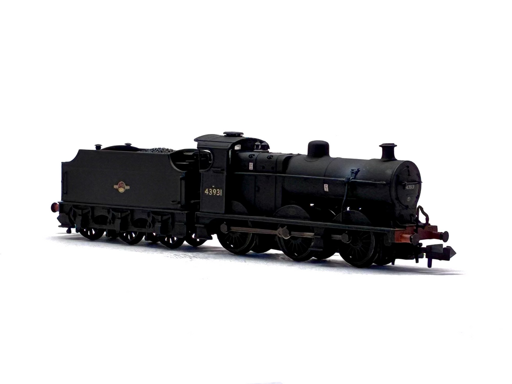 Graham Farish 372-065 Class 4F 0-6-0 43931 in BR black with late crest weathered