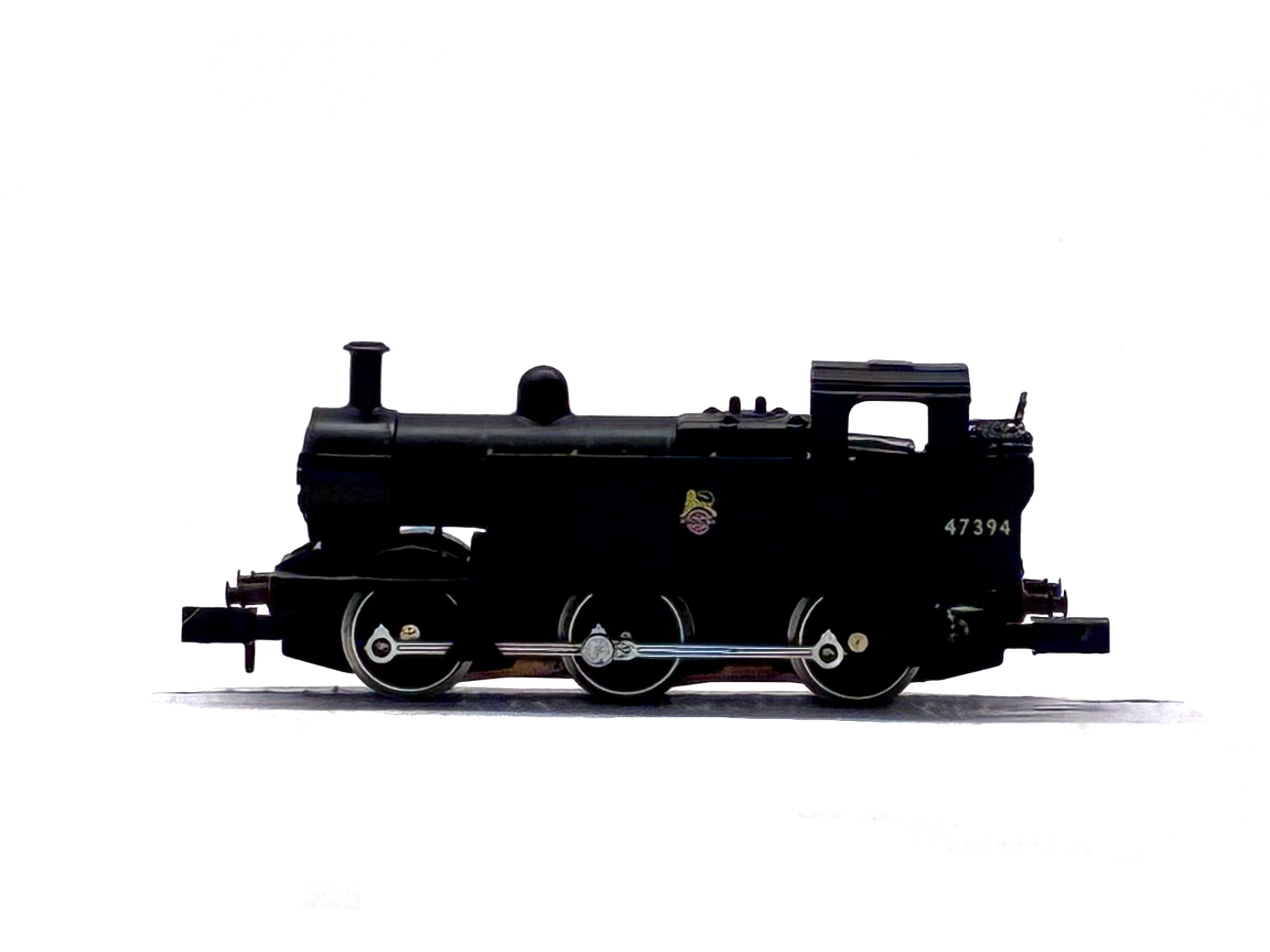 Graham Farish 1735 Class 3F Jinty 0-6-0T 47394 in BR Black with early crest