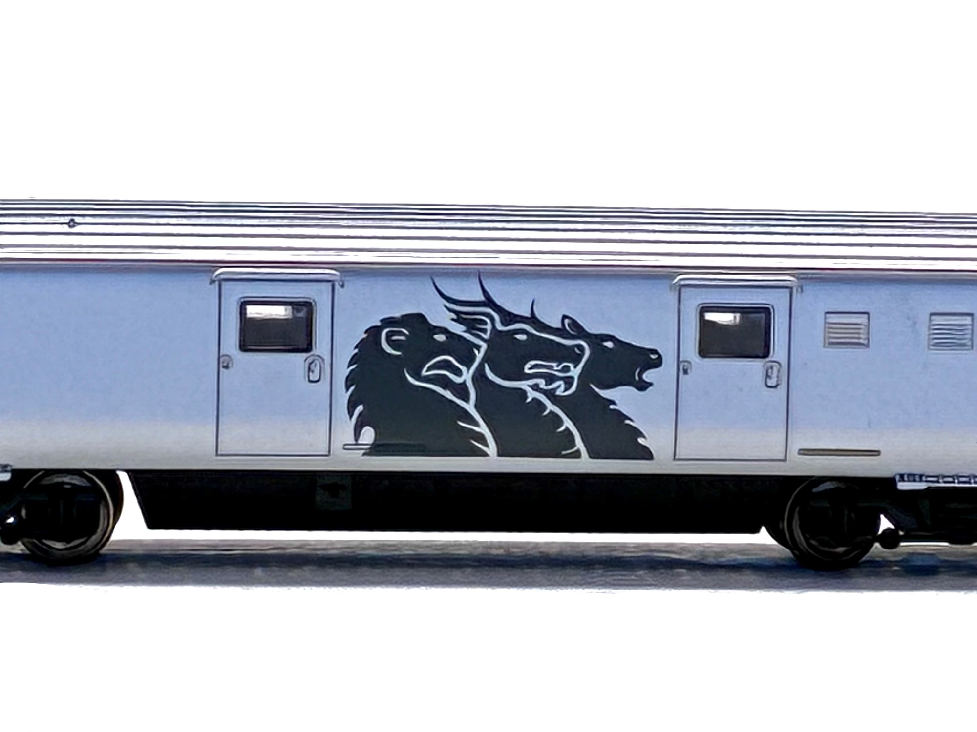 Dapol ND101 Class 67 and DVT in EWS managers train silver livery