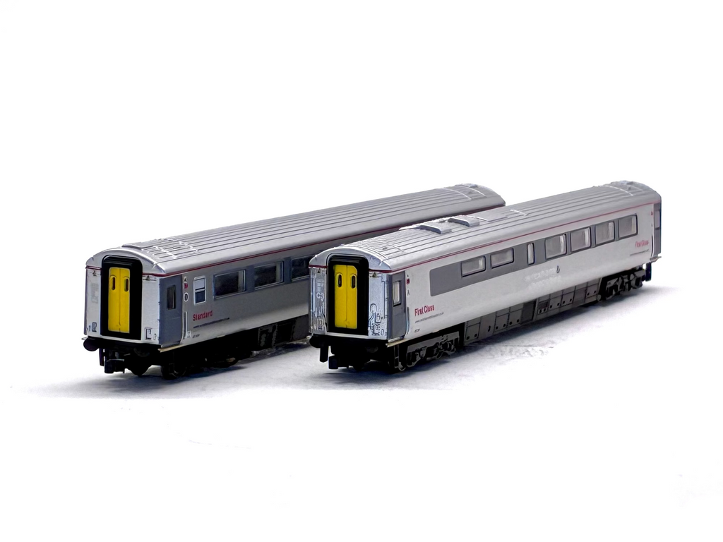 Dapol 2P-005-002 Mk3 coach twin pack buffet & Mk3 2nd class "Wrexham & Shropshire"