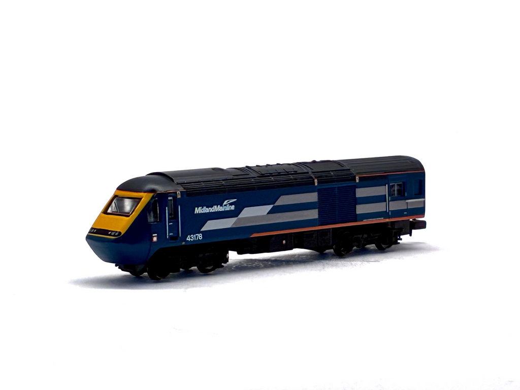 Graham Farish 371-475A HST 125 3 car set in Midland Mainline new livery