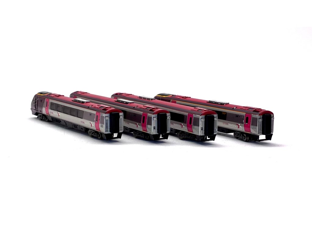 Graham Farish 371-678 Class 220 Voyager 220017 in Cross Country livery 4 car set