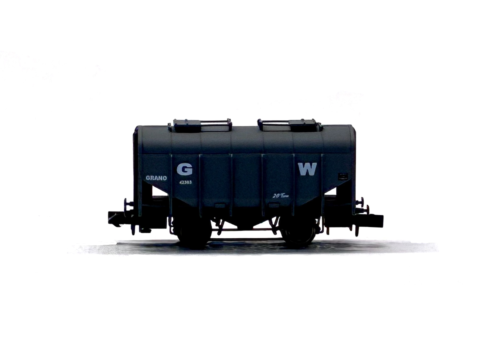 Dapol NB042D Bulk grain hopper wagon 42318 in GWR grey