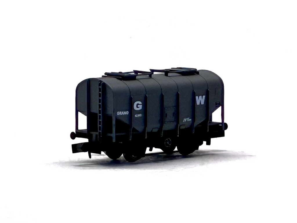Dapol NB042D Bulk grain hopper wagon 42318 in GWR grey