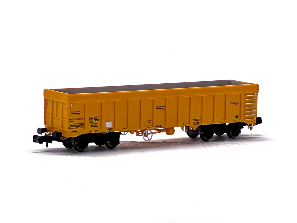 Dapol 2F-045-008 IOA 'Merlin' bogie ballast wagon in Network Rail yellow