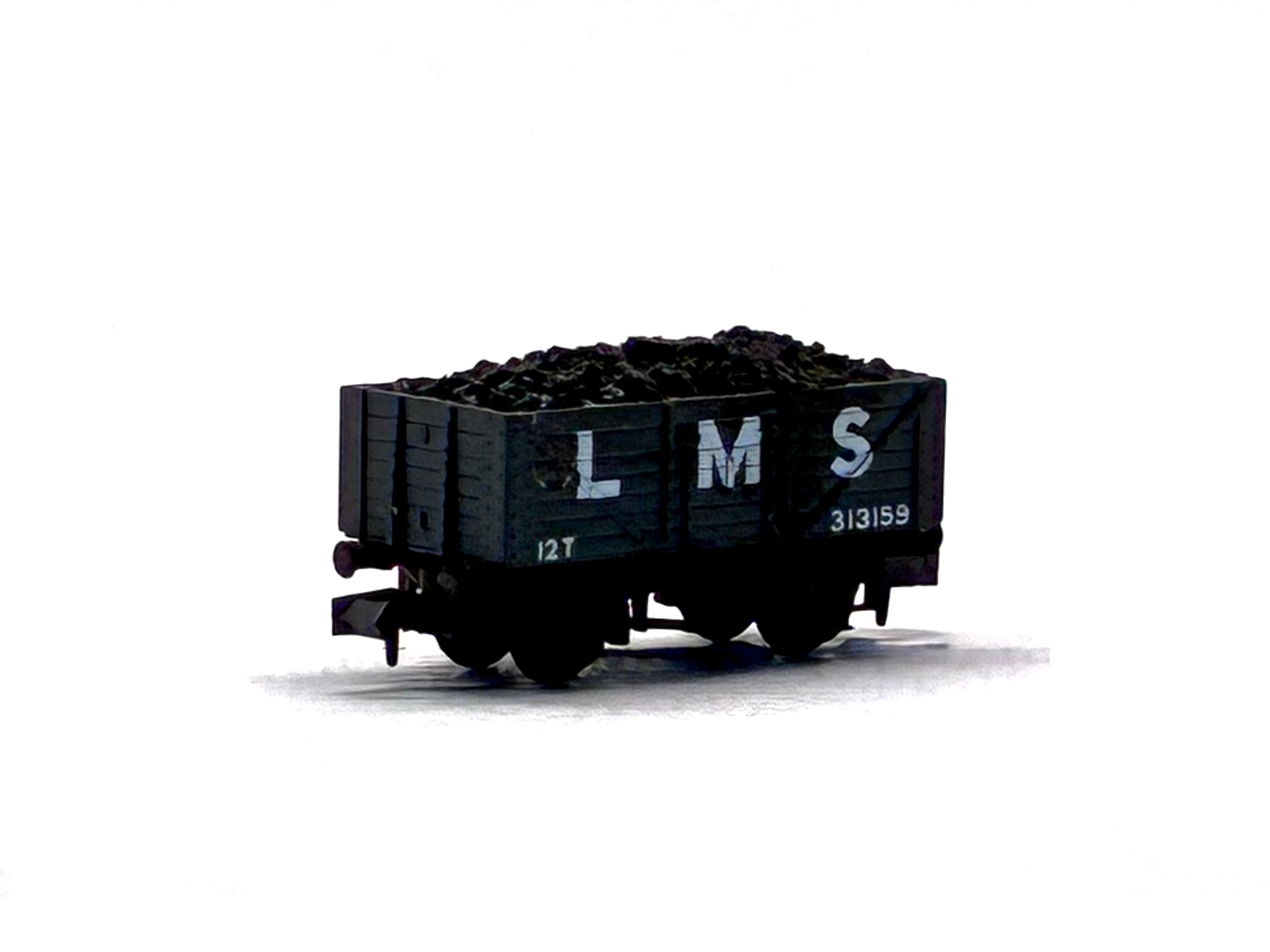 Peco Products NR-41M 7 plank open wagon in LMS grey 313159