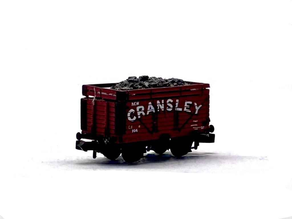 Graham Farish 377-175 7-plank wagon with coke rail "New Cransley"