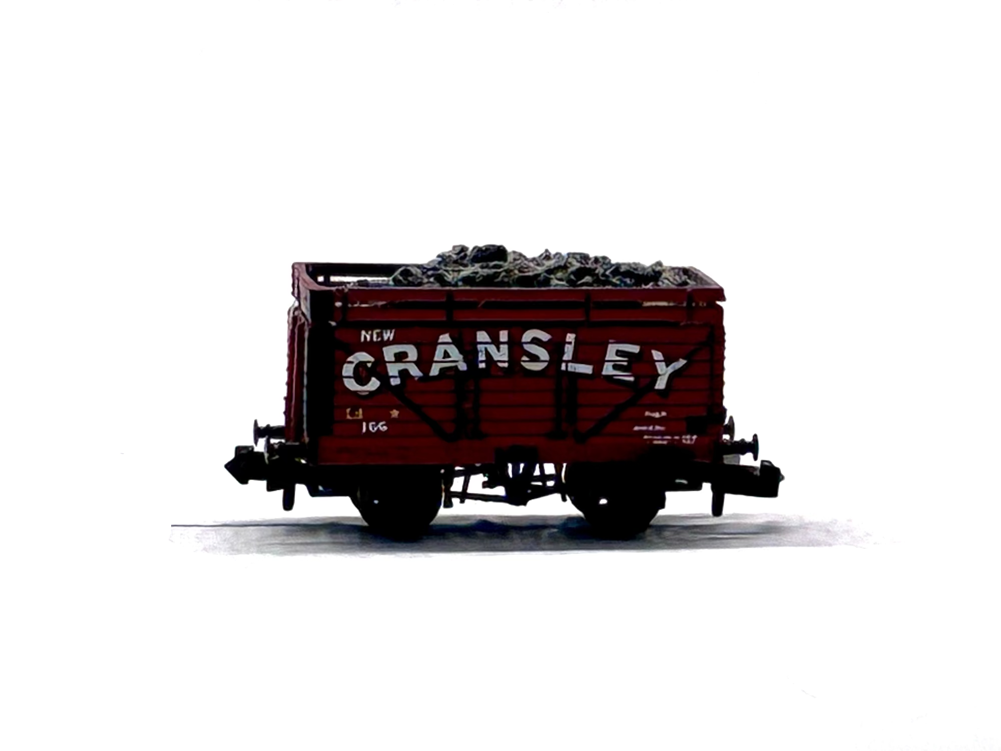 Graham Farish 377-175 7-plank wagon with coke rail "New Cransley"