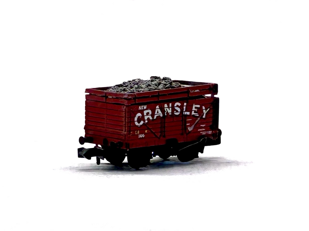 Graham Farish 377-175 7-plank wagon with coke rail "New Cransley"