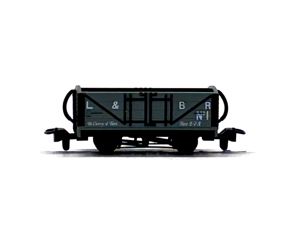 Peco Products GR-200C 4-wheel open wagon 1 in Lynton & Barnstaple grey