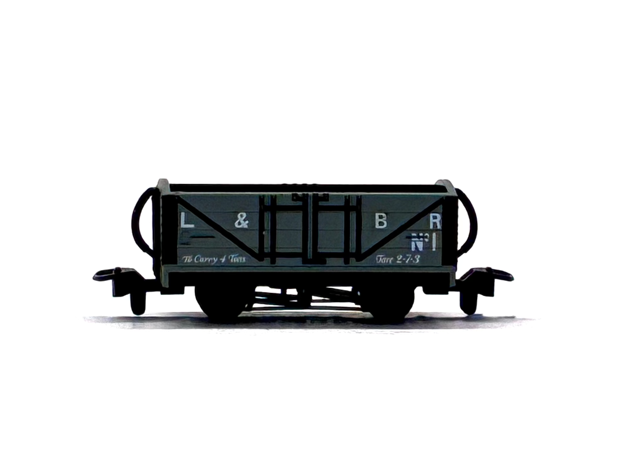 Peco Products GR-200C 4-wheel open wagon 1 in Lynton & Barnstaple grey