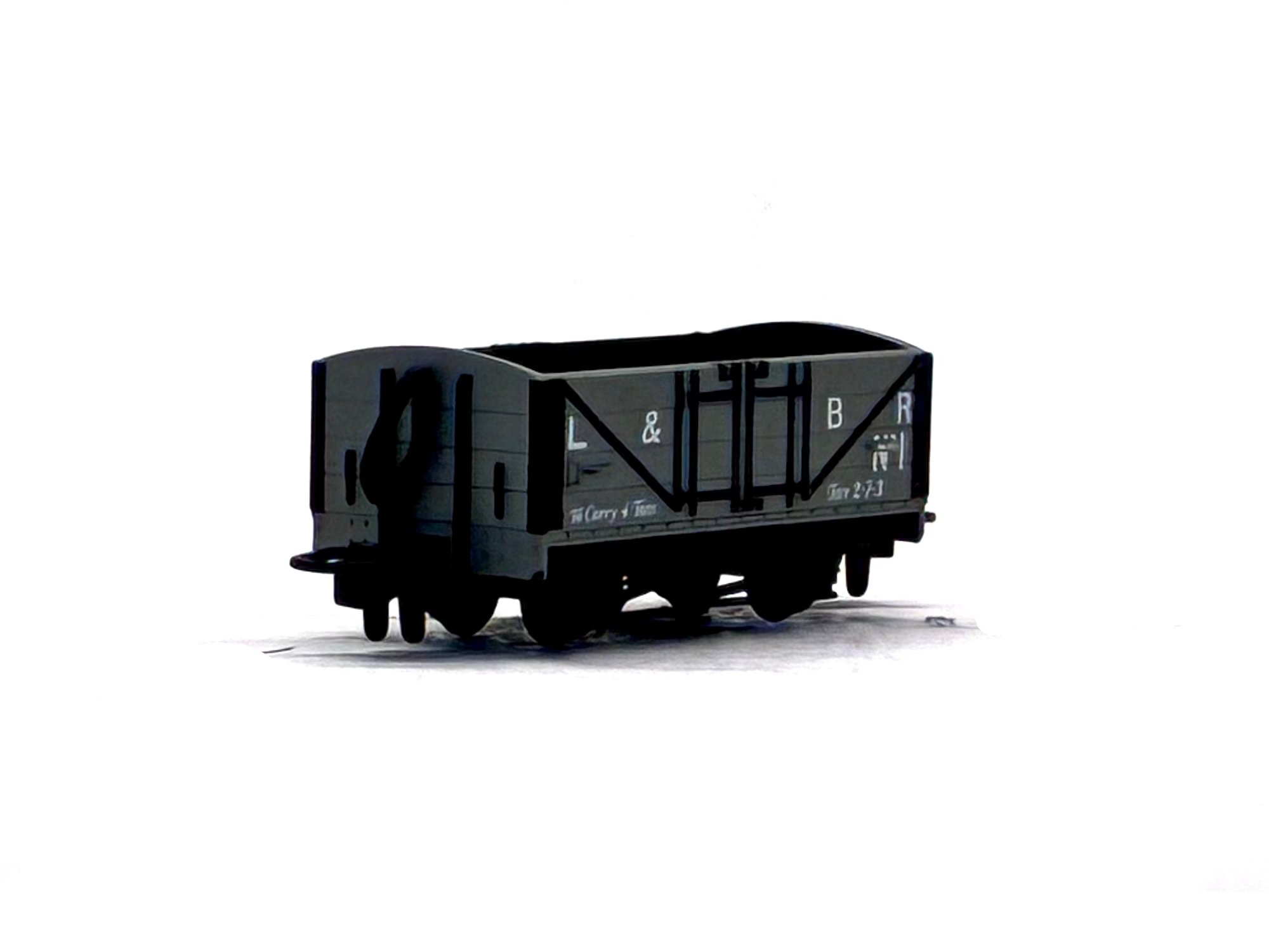 Peco Products GR-200C 4-wheel open wagon 1 in Lynton & Barnstaple grey