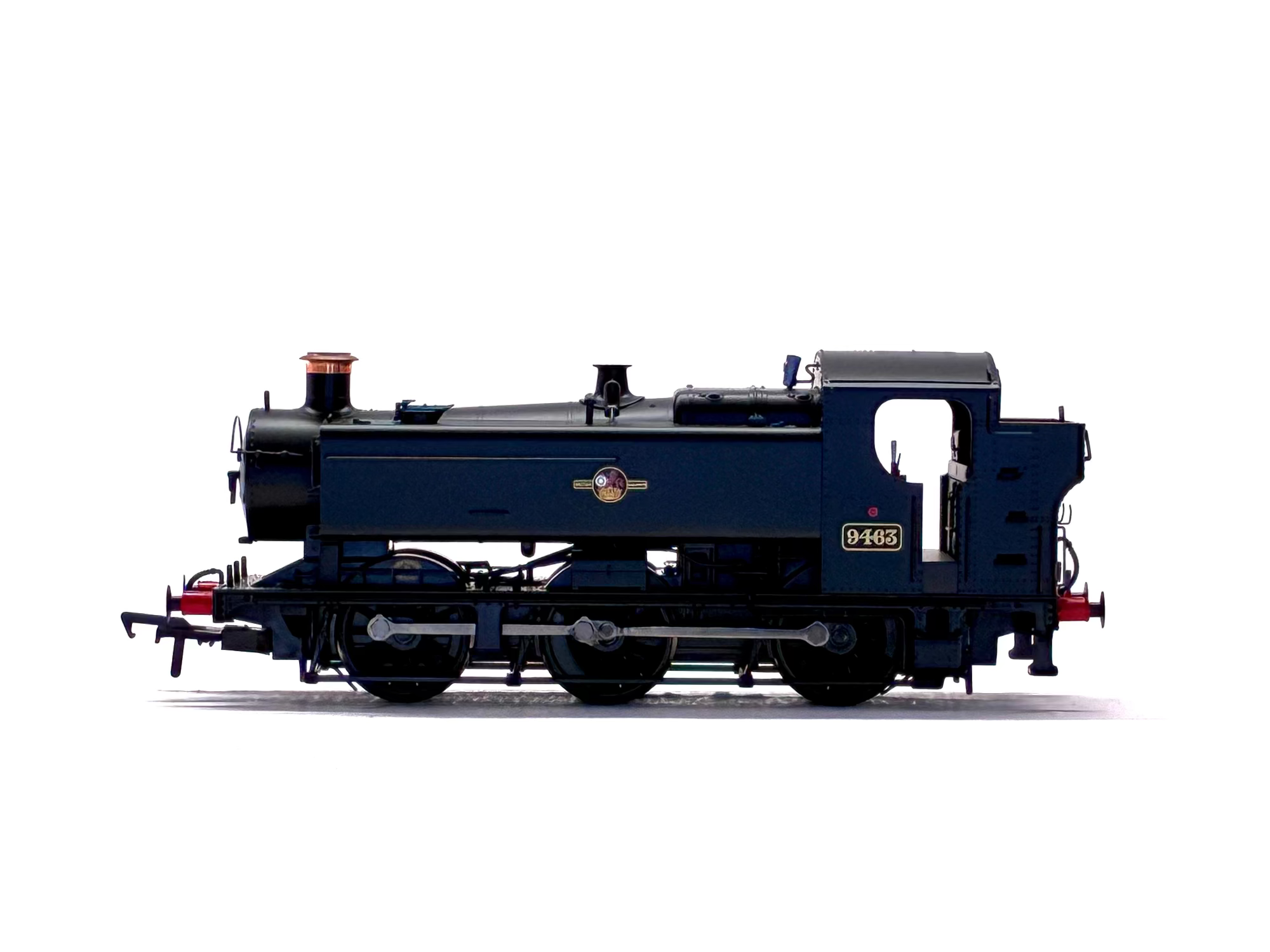 Bachmann Branchline 35-027ASF Class 94xx 0-6-0PT pannier tank 9463 in BR black with late crest Digital Sound Fitted