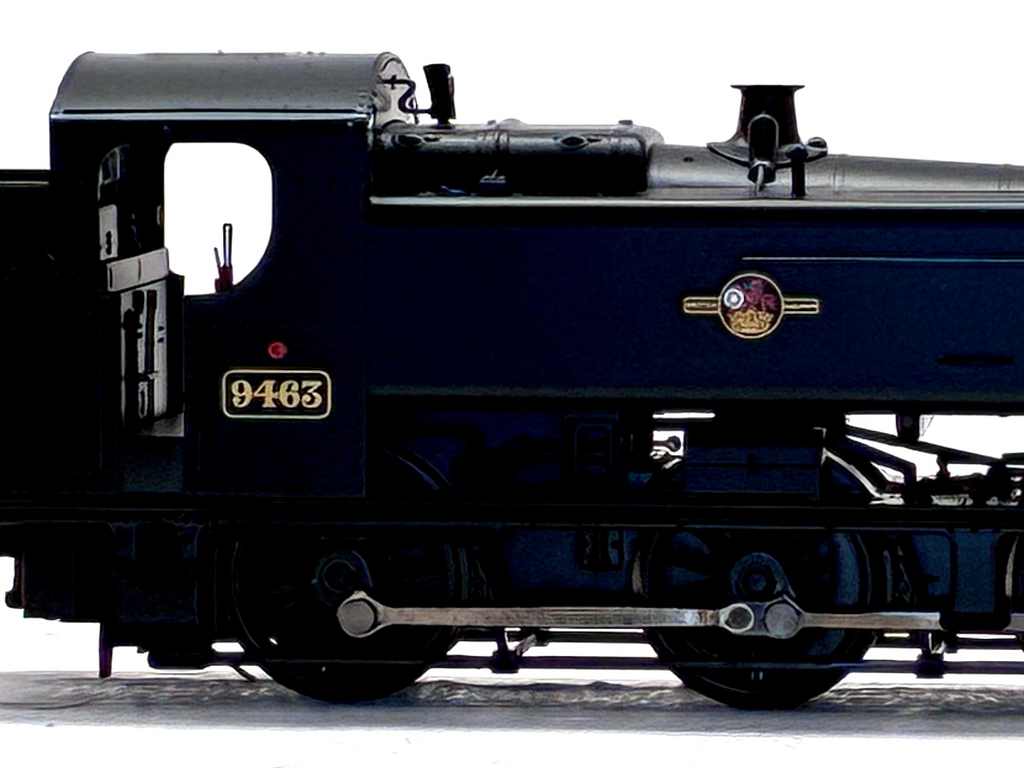 Bachmann Branchline 35-027ASF Class 94xx 0-6-0PT pannier tank 9463 in BR black with late crest Digital Sound Fitted