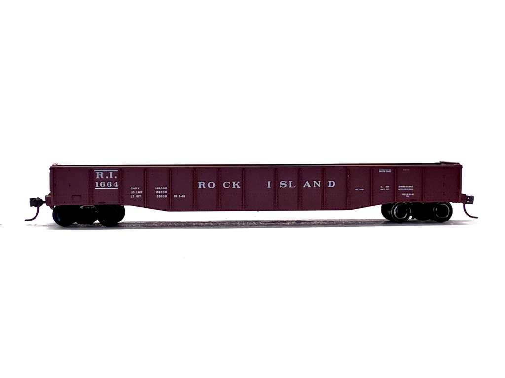 Proto 2000 8499PRO 52' drop-end gondola 'Rock Island' kit
