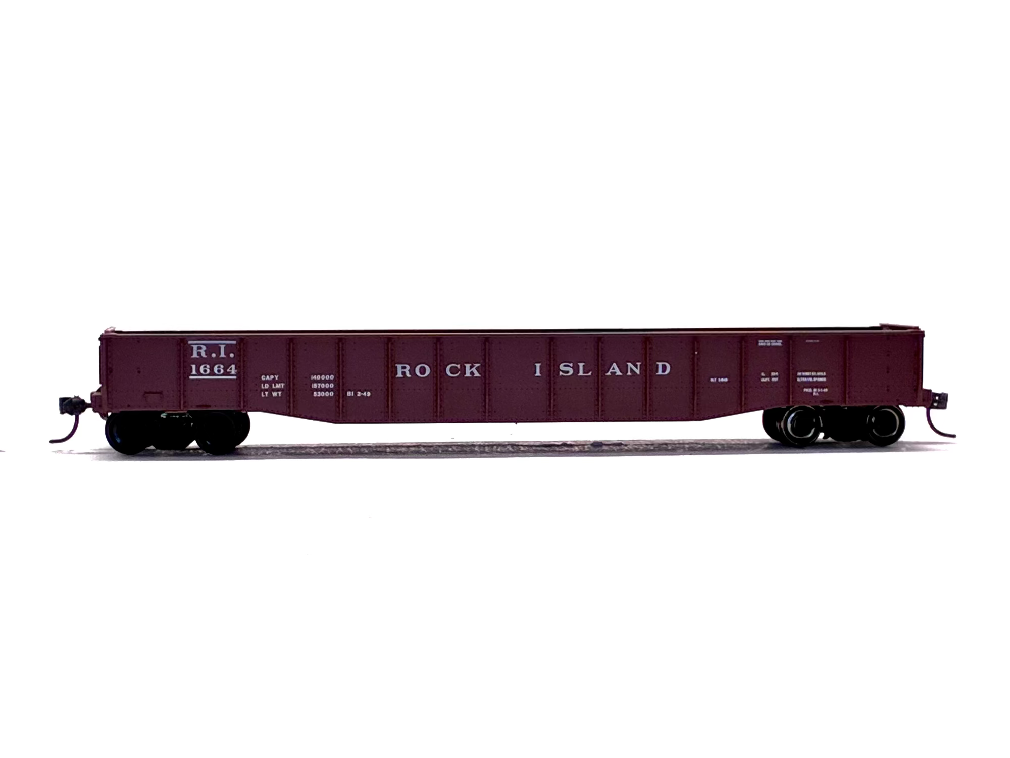 Proto 2000 8499PRO 52' drop-end gondola 'Rock Island' kit
