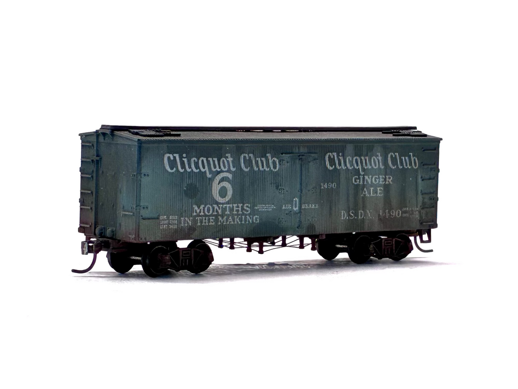HO Scale Cliquot Club Ginger Ale Reefer Car D.S.S.X. 1490