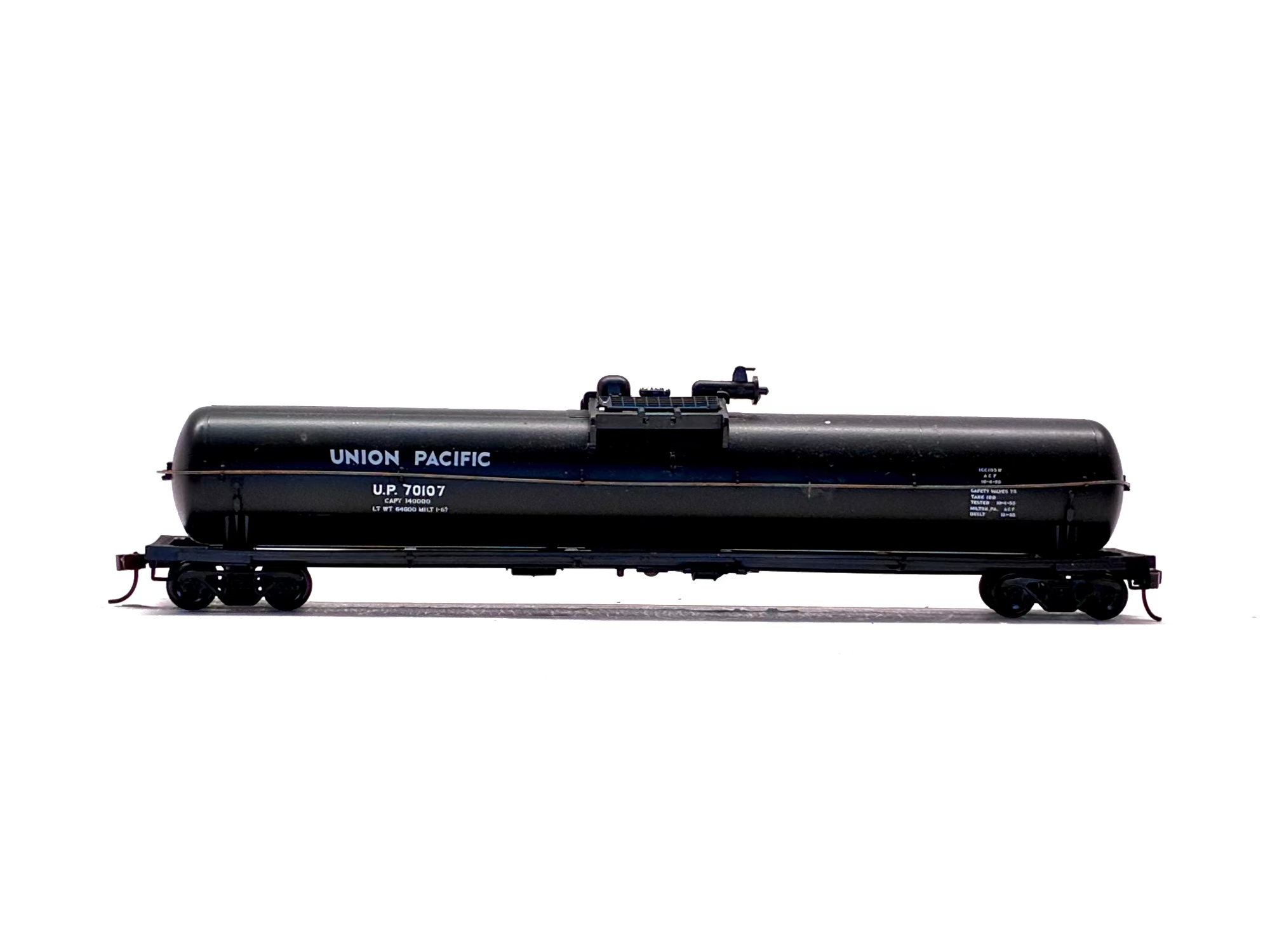 Milton HO Tank Wagon Union Pacific U.P 70107