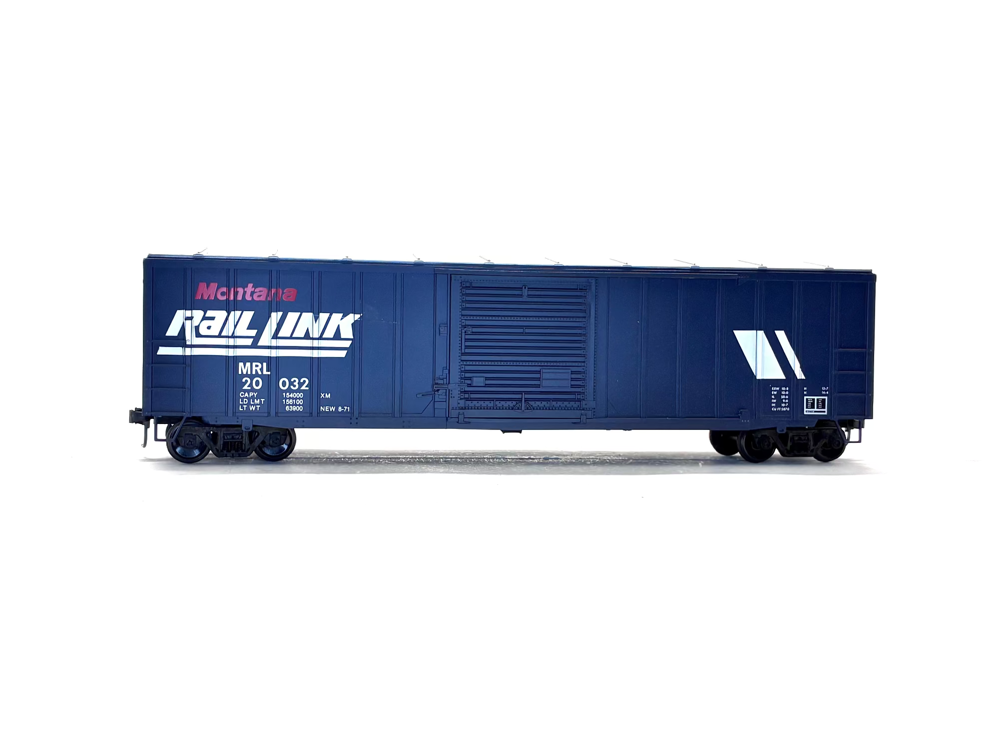 Bachmann 50’ braced bet car Montana rail link 20032