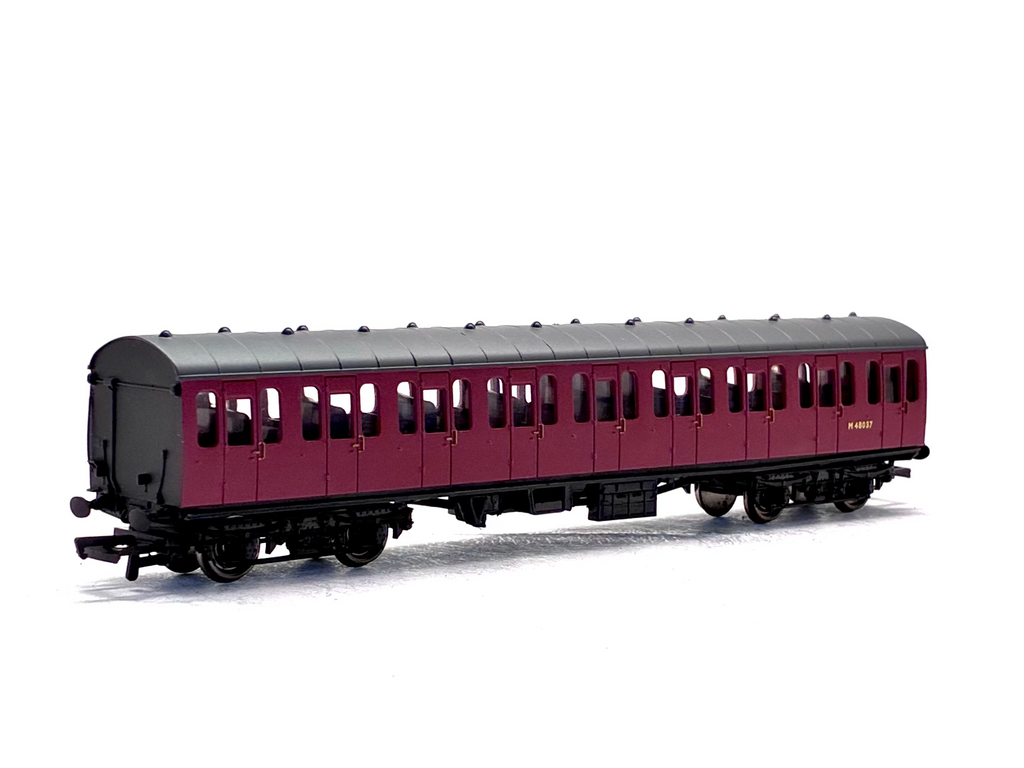 Bachmann Branchline 34-676A 57Ft BR Mk1 Suburban 2nd Open Crimson LMR M48037