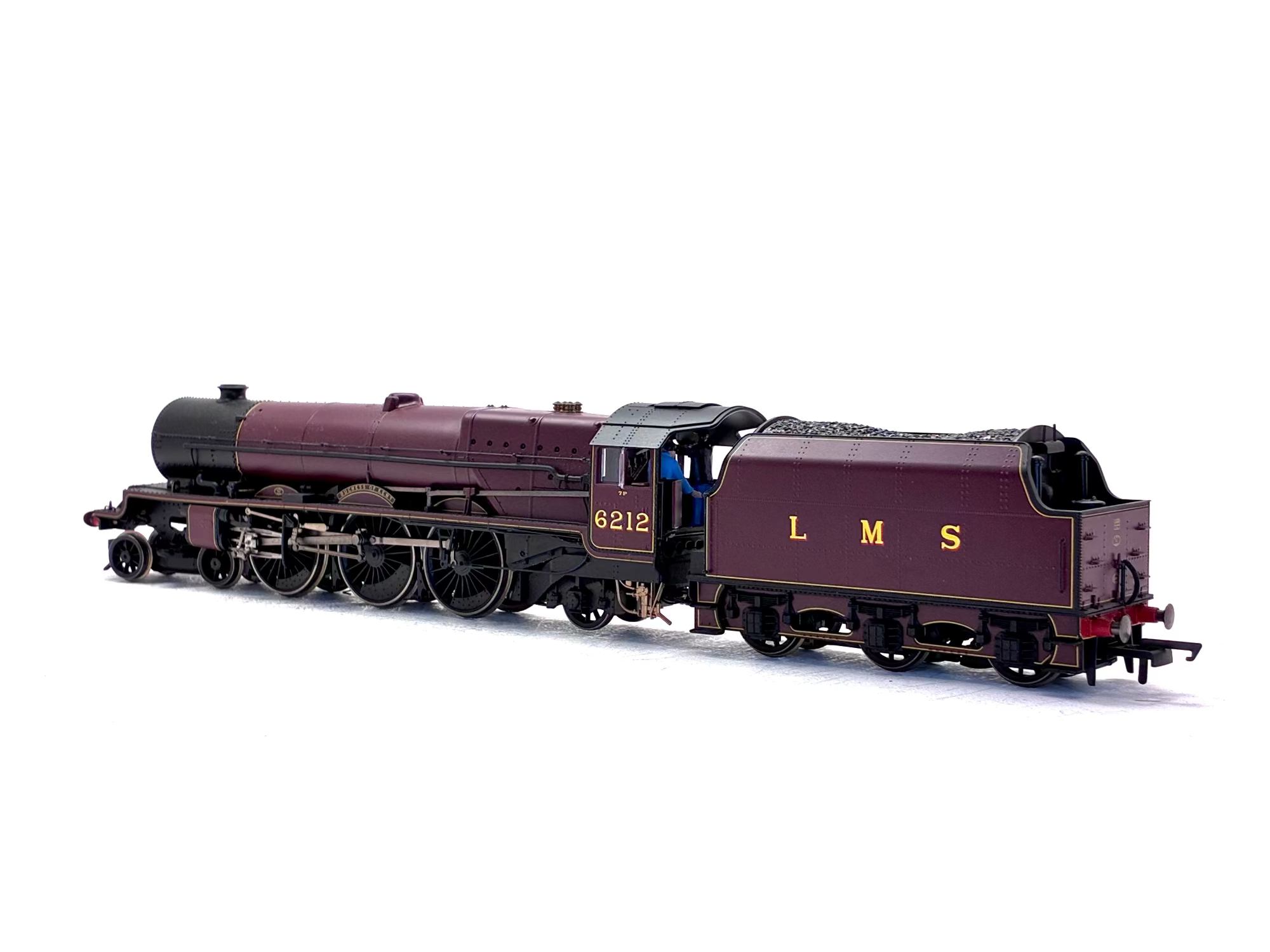Hornby R3854 Class 8P Princess Royal 4-6-2 6212 'Duchess of Kent' in LMS crimson lake