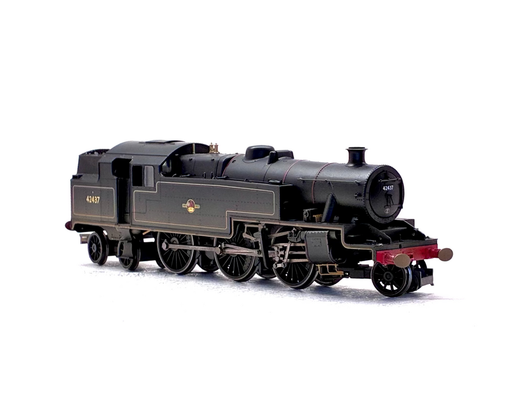 Hornby R2637 Stanier Class 4P 2-6-4T 42437 in BR Lined Black with late crest (weathered)
