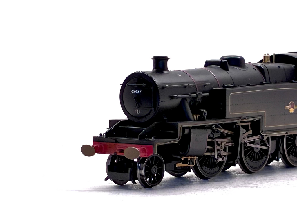 Hornby R2637 Stanier Class 4P 2-6-4T 42437 in BR Lined Black with late crest (weathered)