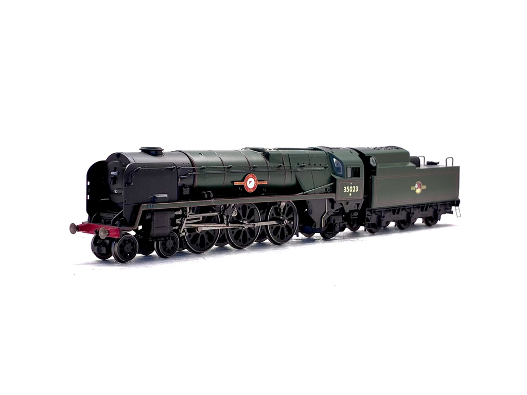 Hornby R2170 Rebuilt Merchant Navy class 4-6-2 "Holland Afrika Line" 35023 in BR green Sound