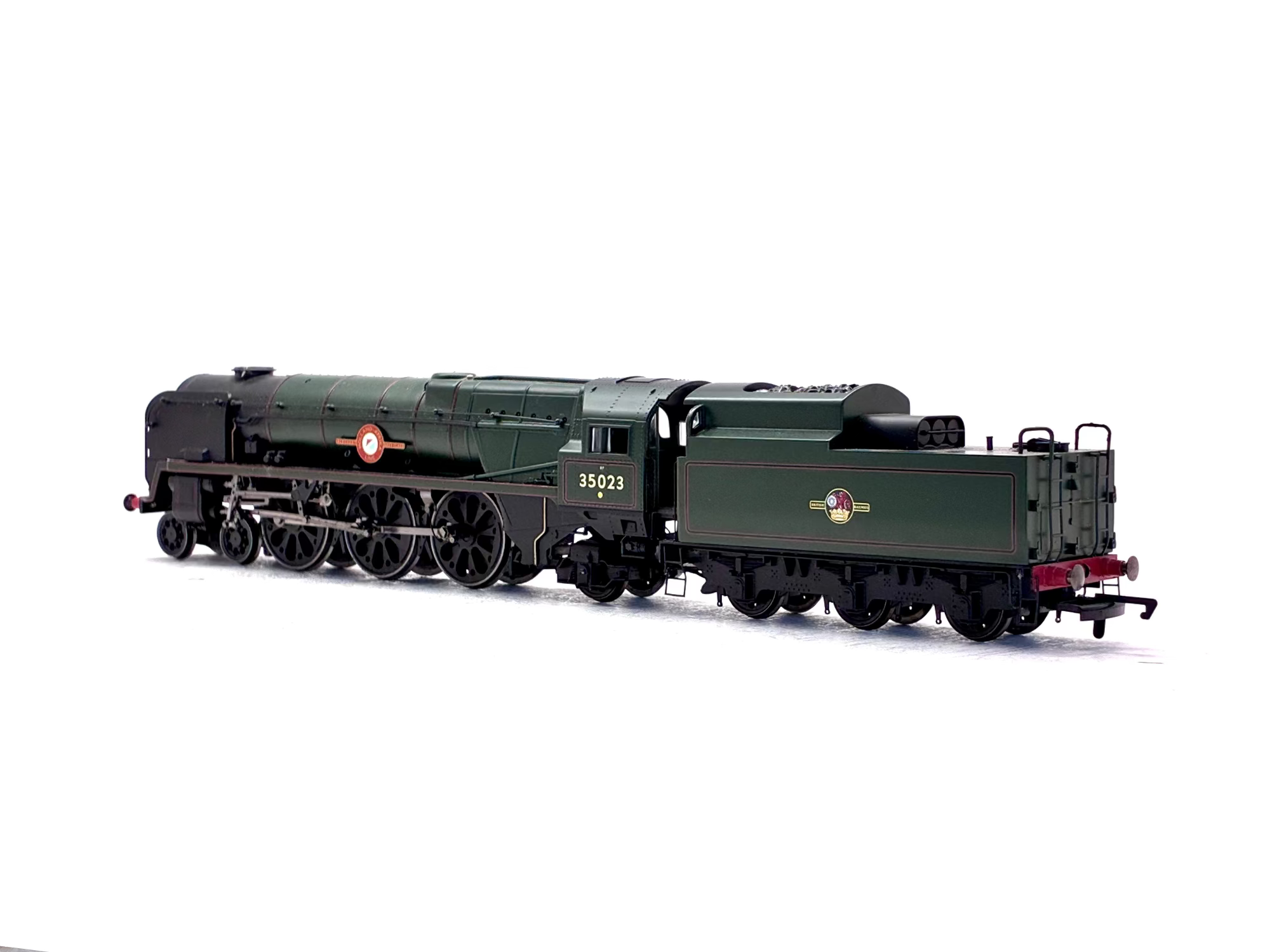 Hornby R2170 Rebuilt Merchant Navy class 4-6-2 "Holland Afrika Line" 35023 in BR green Sound