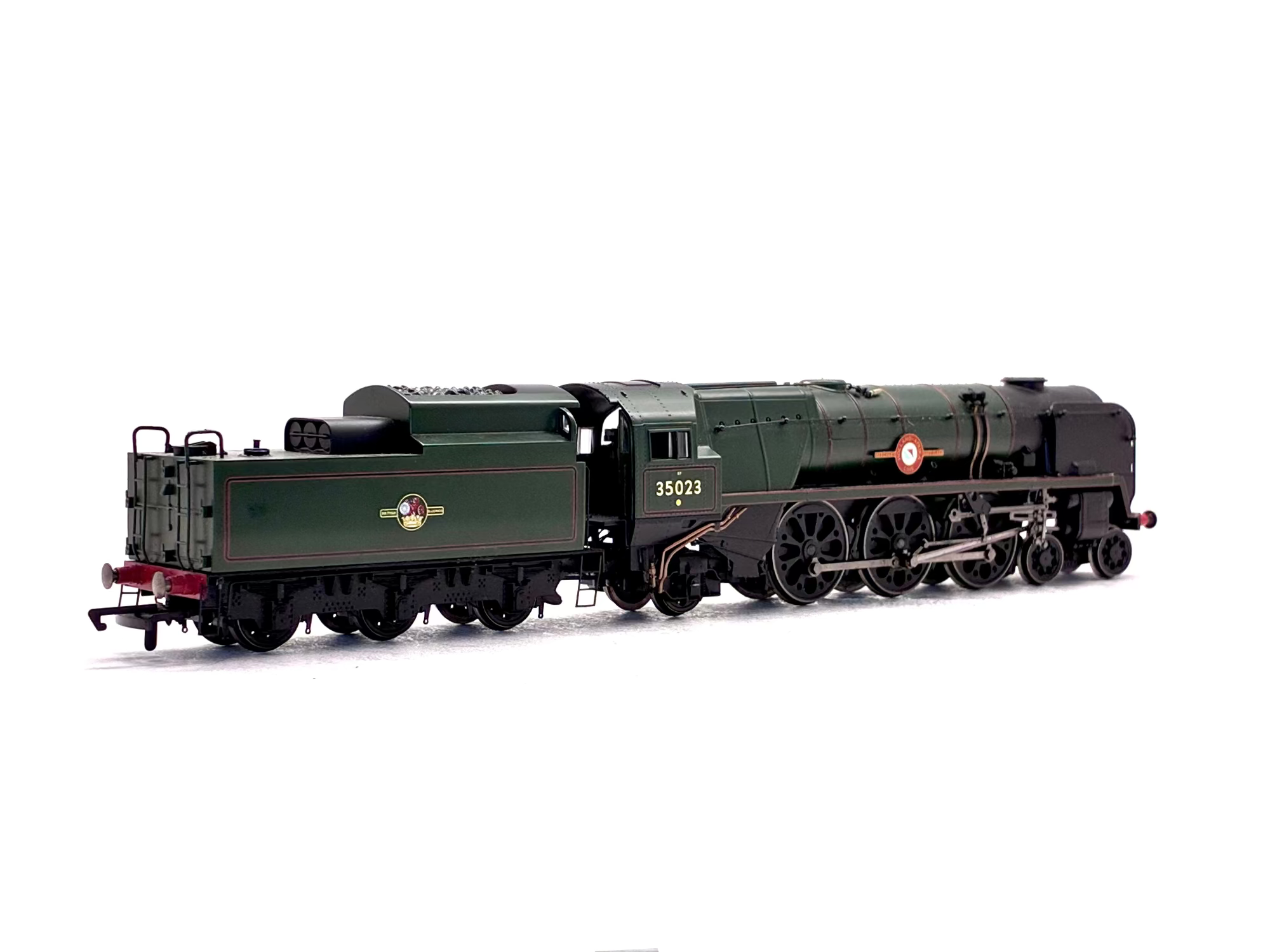 Hornby R2170 Rebuilt Merchant Navy class 4-6-2 "Holland Afrika Line" 35023 in BR green Sound