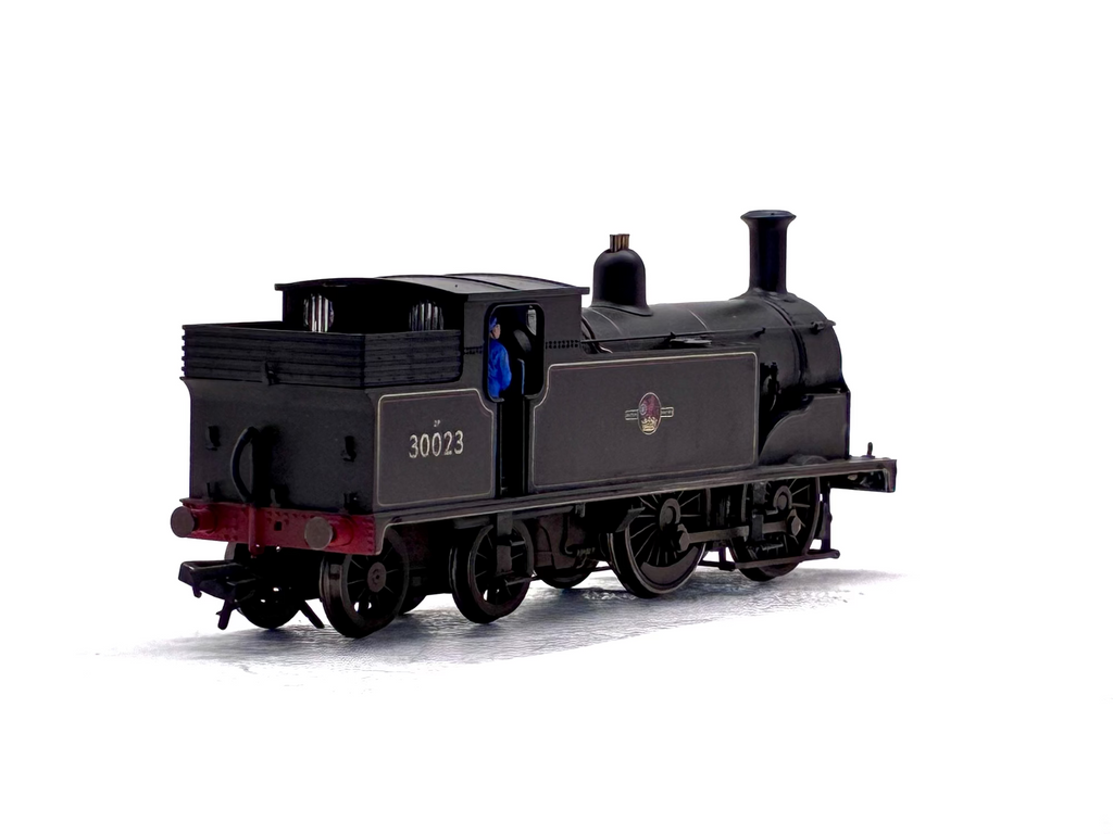 Hornby R2626X Class M7 0-4-4T 30023 in BR Black with late crest DCC on board